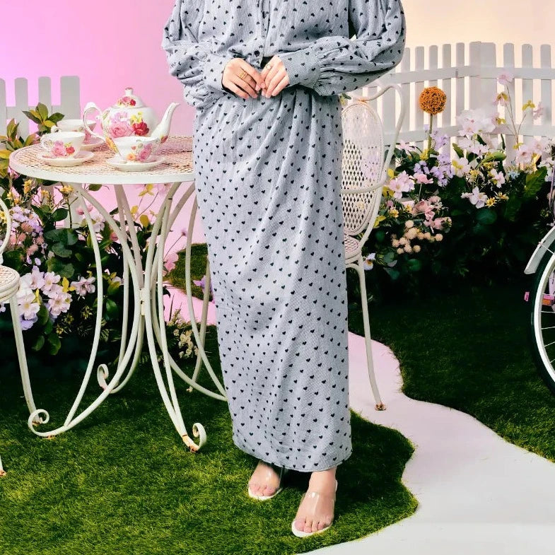 Tun Zamira Love Shaped Polka Dotted Skirt Only
