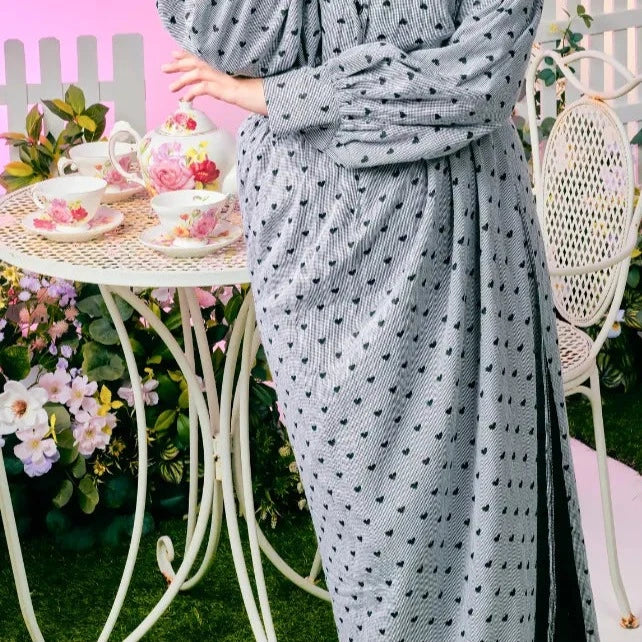 Tun Zamira Love Shaped Polka Dotted Skirt Only