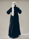A woman dressed in Black Lola Cotton Eyelet Princess Dress