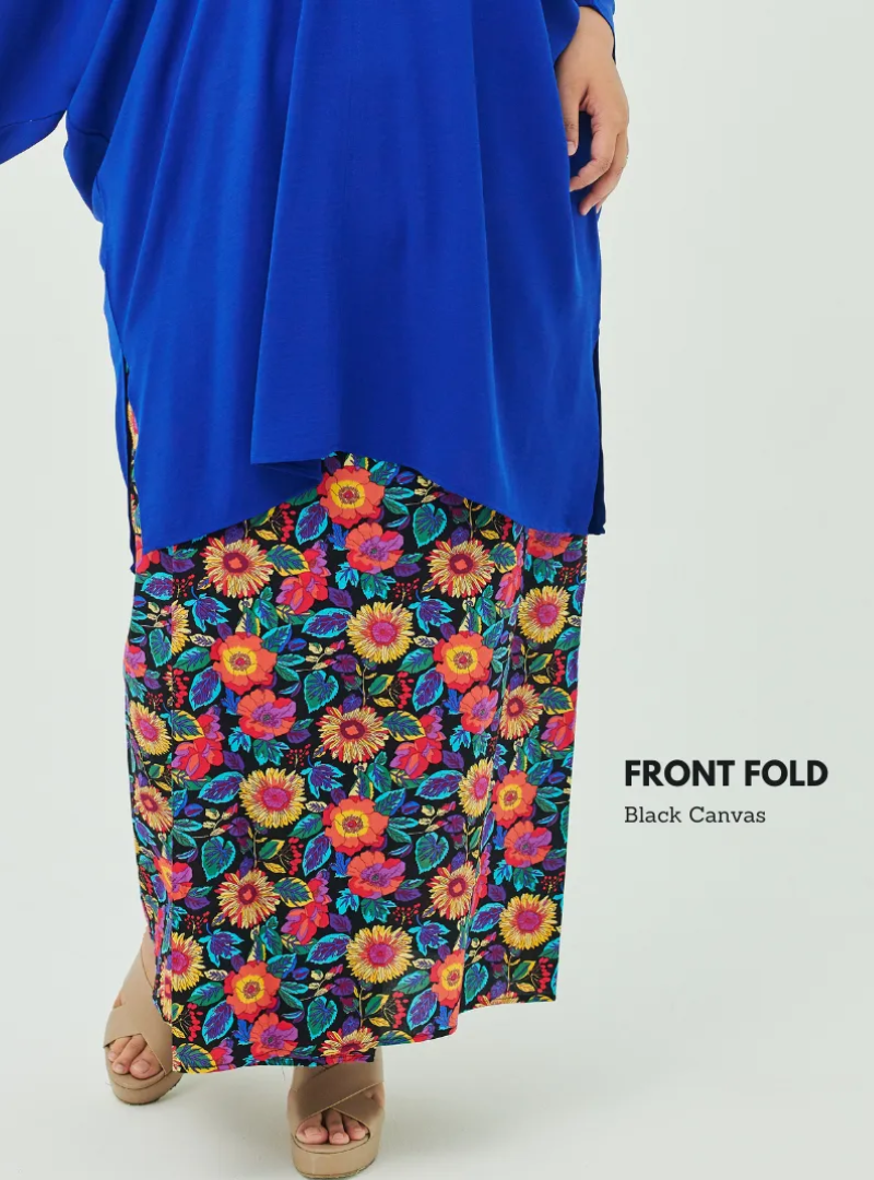 Front Fold Songket Skirt