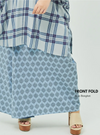 Front Fold Songket Skirt