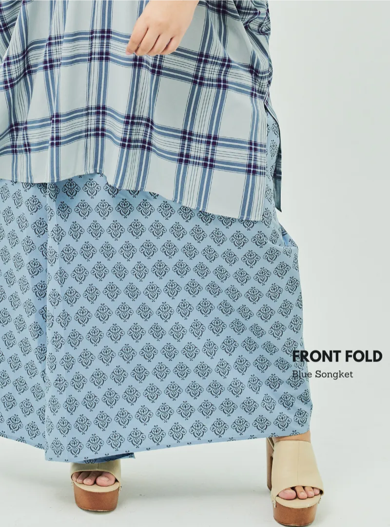 Front Fold Songket Skirt