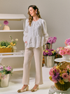 Renee Straight Cut Slacks - Sand