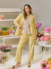 Rosie Dual Button Relaxed Blazer - Butter Yellow
