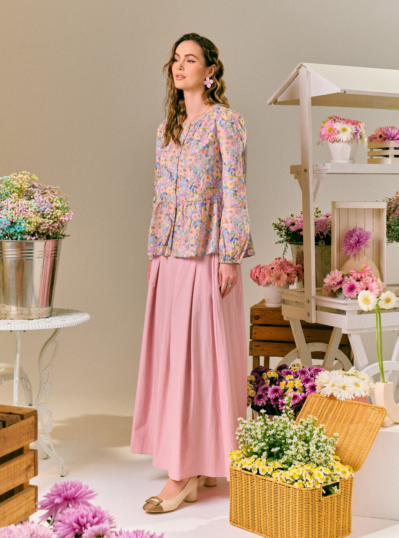 Harper Poplin Skirt - Bombshell
