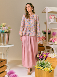 Harper Poplin Skirt - Bombshell