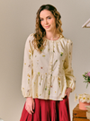 Stella Peplum Button Front Shirt