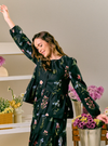 Piper Peplum Button Front Shirt - Black