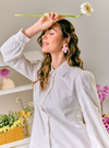 Beatrice Button Down Shirt - White