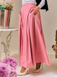 Harper Poplin Skirt - Plum Beauty