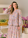 Kimi Peplum Button Front Shirt