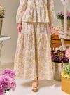 Belle Floral Print A-Line Tiered Skirt