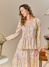 Bree Peplum Button Front Shirt