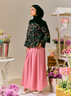 Harper Poplin Skirt - Plum Beauty