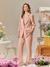 Renee Straight Cut Slacks - Skin
