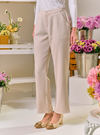 Renee Straight Cut Slacks - Sand