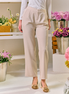 Renee Straight Cut Slacks - Sand