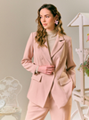 Rosie Dual Button Relaxed Blazer - Skin