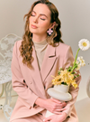 Rosie Dual Button Relaxed Blazer - Skin