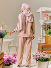 Renee Straight Cut Slacks - Skin