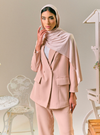 Rosie Dual Button Relaxed Blazer - Skin