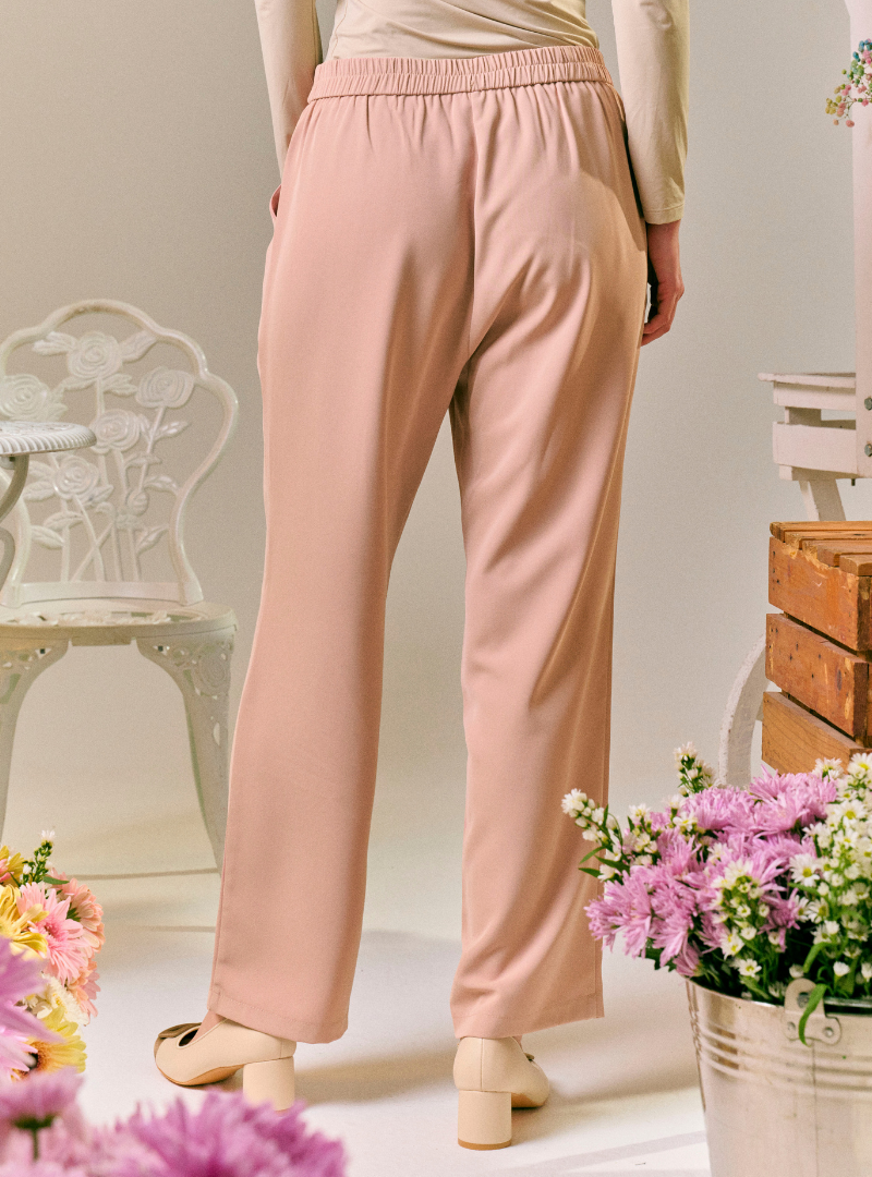 Renee Straight Cut Slacks - Skin