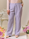 Renee Straight Cut Slacks - Lilac