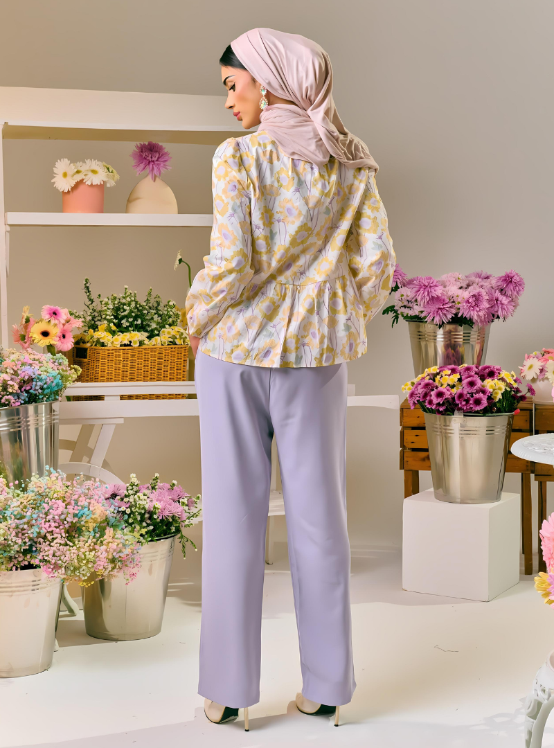 Renee Straight Cut Slacks - Lilac