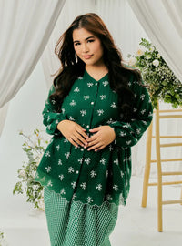 TUN AVA PEPLUM EMBROIDERED TOP (RAYA COLLECTION)