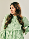 Ezzah Eyelet Doll Top - Mint Green