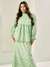 Ezzah Eyelet Doll Top - Mint Green