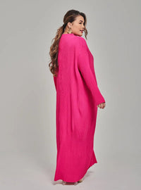 Tun Aimellia Pleated Maxi Dress - Pastel Dreams