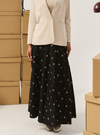 Alice Poplin Skirt - Black Coquette