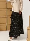 Alice Poplin Skirt - Black Coquette