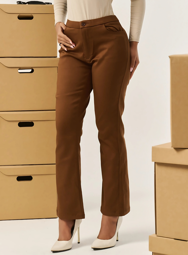 Bianca Bootcut Pants - Espresso