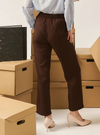 Cleo Straight Cut Slacks - Espresso