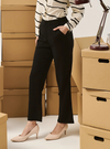 Cleo Straight Cut Slacks - Black