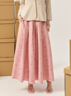 Alice Poplin Skirt - Pink Coquette