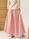 Alice Poplin Skirt - Pink Coquette
