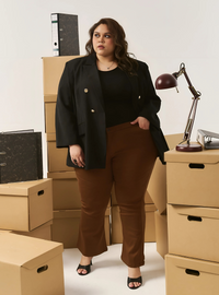 Bianca Bootcut Pants - Espresso