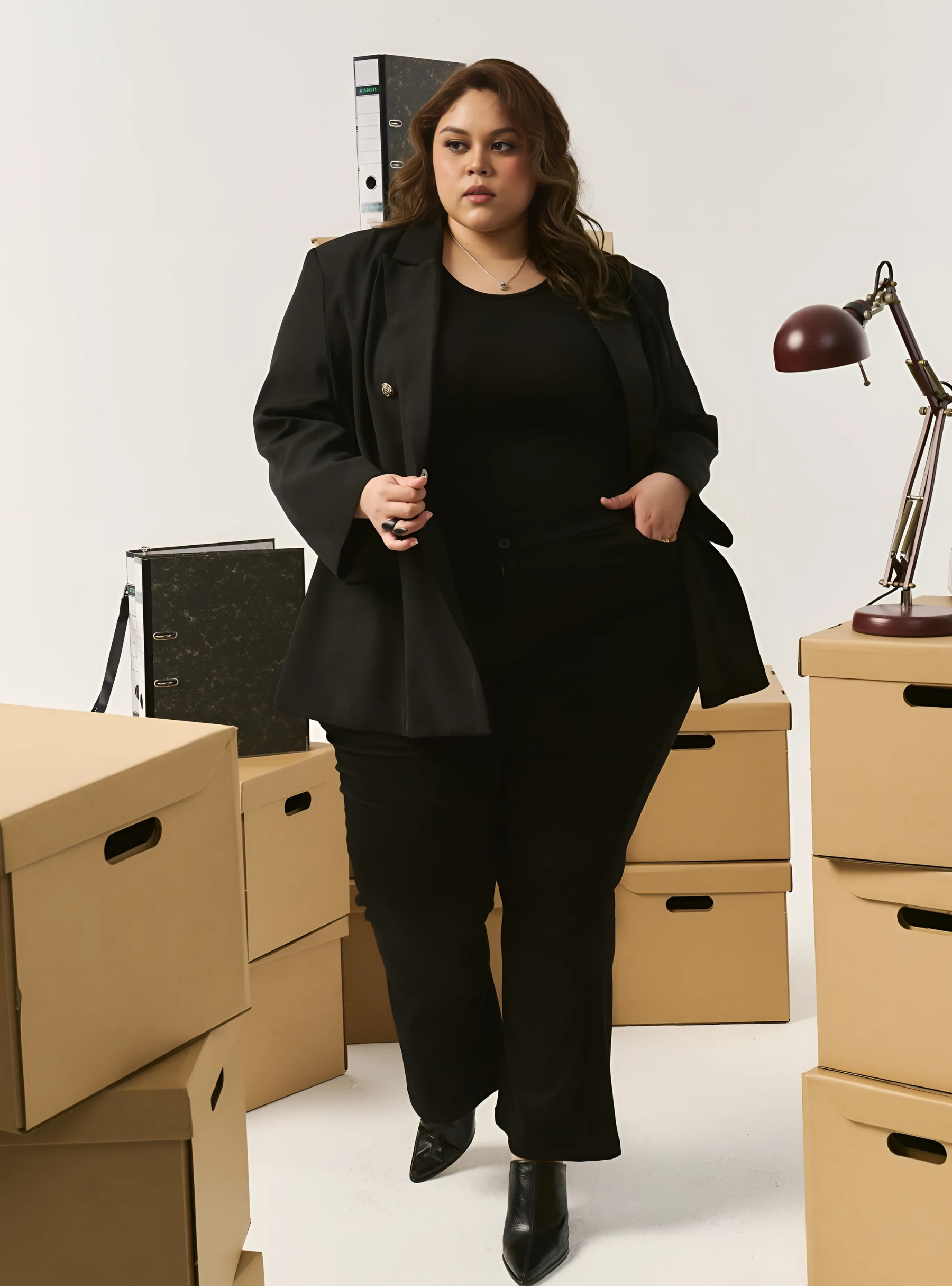 Bianca Bootcut Pants - Black