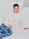 Princess Jasmine Asymmetrical Ruffles Top