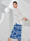 Princess Jasmine Asymmetrical Ruffles Top