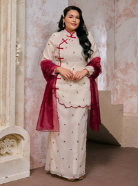 Sulam Yuri Mandarin Oriental Kurung - Roses