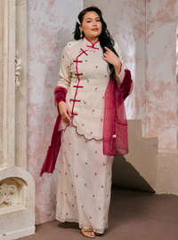 Sulam Yuri Mandarin Oriental Kurung - Roses
