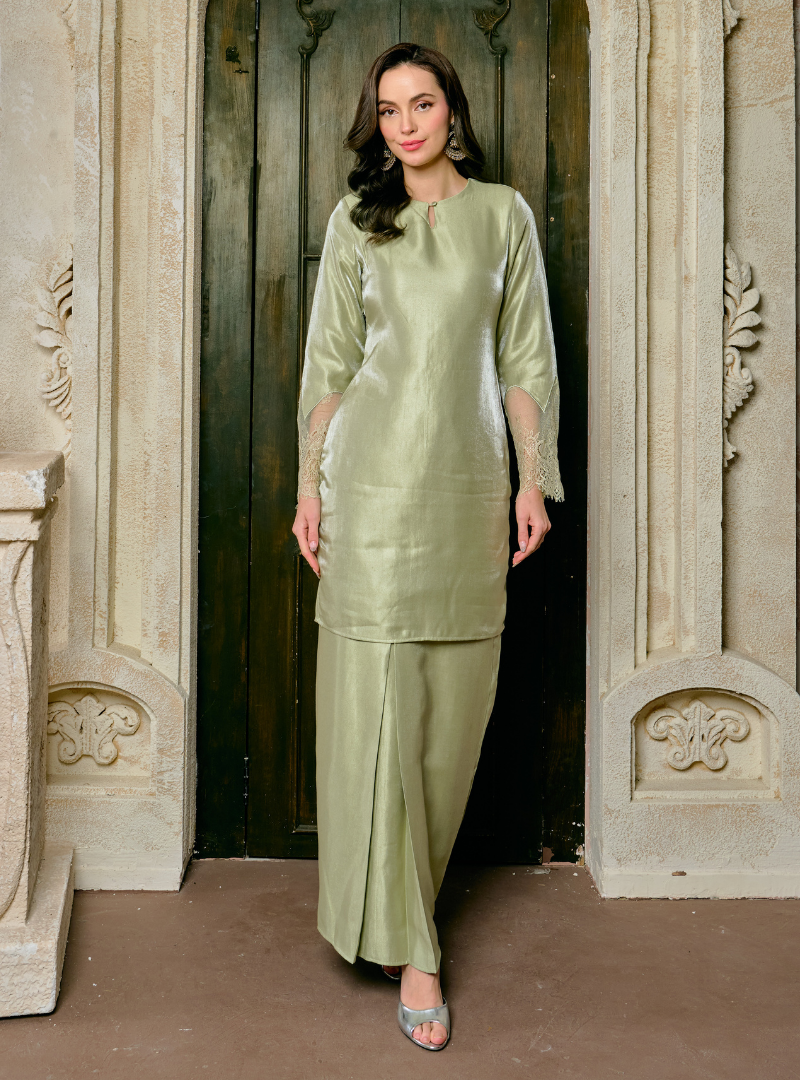 Manis Sofea Kurung Pahang - Sage