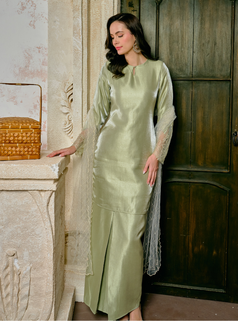 Manis Sofea Kurung Pahang - Sage