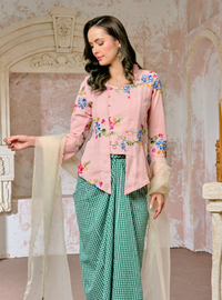 Manis Mawar Kebaya Top Only - Pink