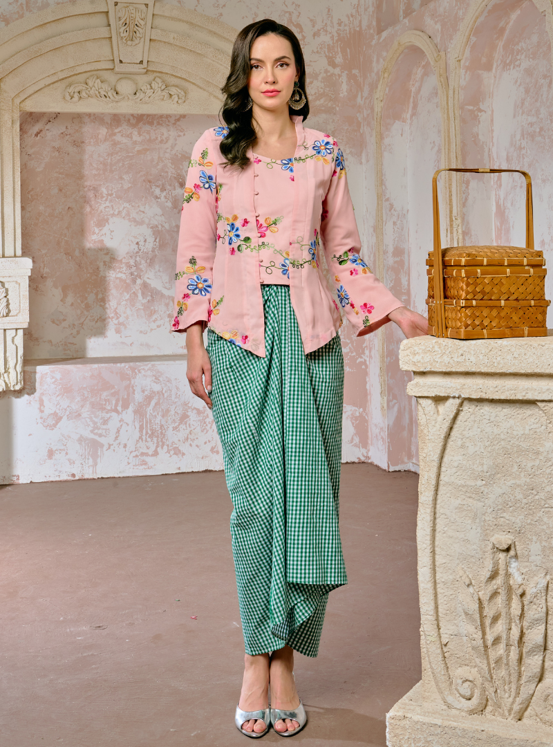 Manis Mawar Kebaya Top Only - Pink