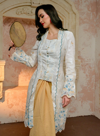 Manis Qistina Embroidered Kebarung Top Only